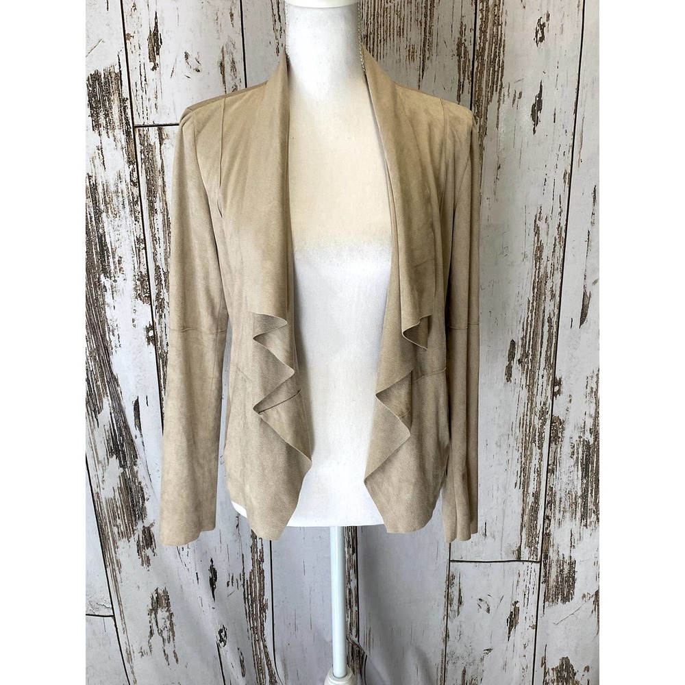 Nordstrom Bagatelle Tan Suede-Like Feel Jacket - Picture 2 of 6